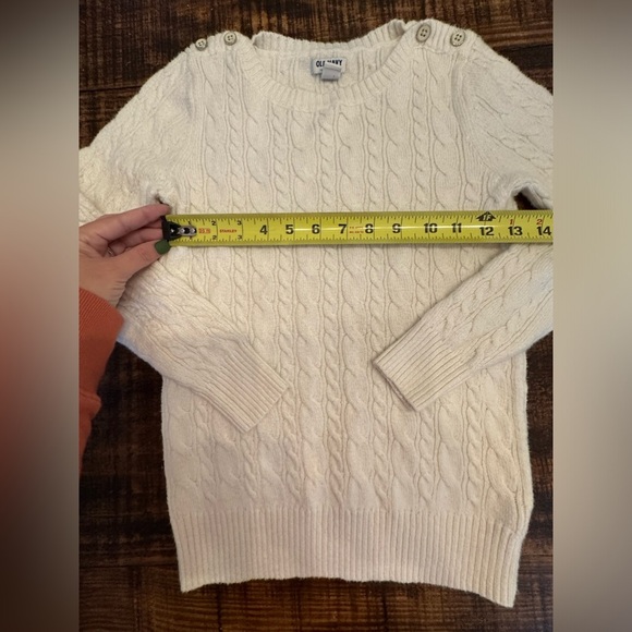 Old Navy Cable Knit Button Detail Sweater - Picture 2 of 5